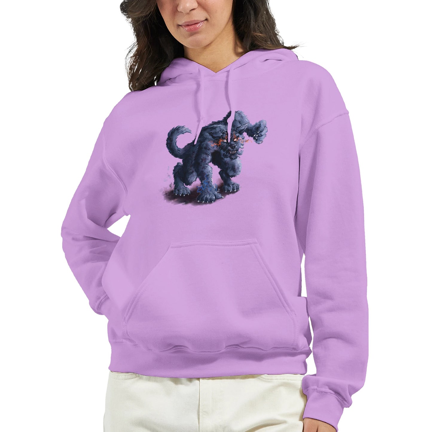 Classic Unisex Pullover Hoodie | "Monsters" Series | Hungry like... - Matou Canaille
