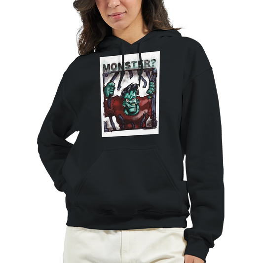 Classic Unisex Pullover Hoodie | "Monsters" Series | Frankenstein! - Matou Canaille