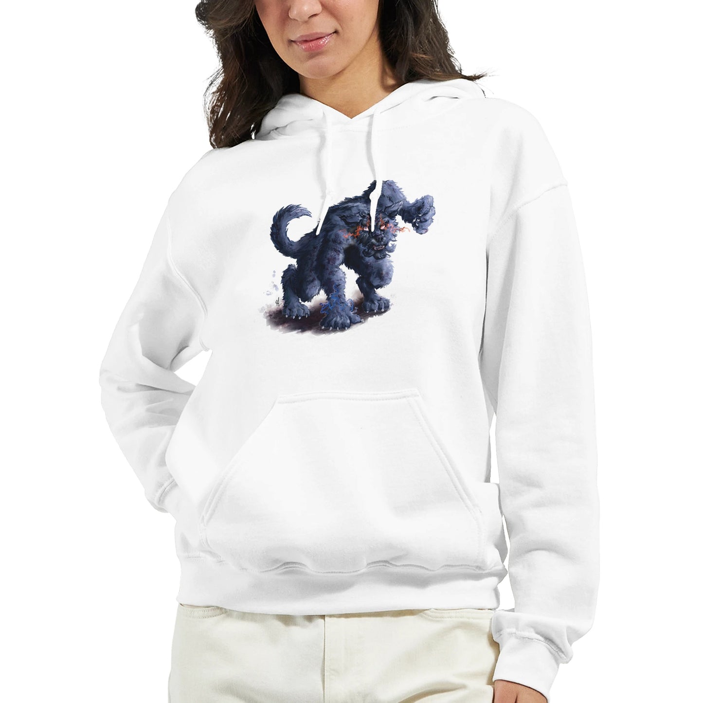 Classic Unisex Pullover Hoodie | "Monsters" Series | Hungry like... - Matou Canaille