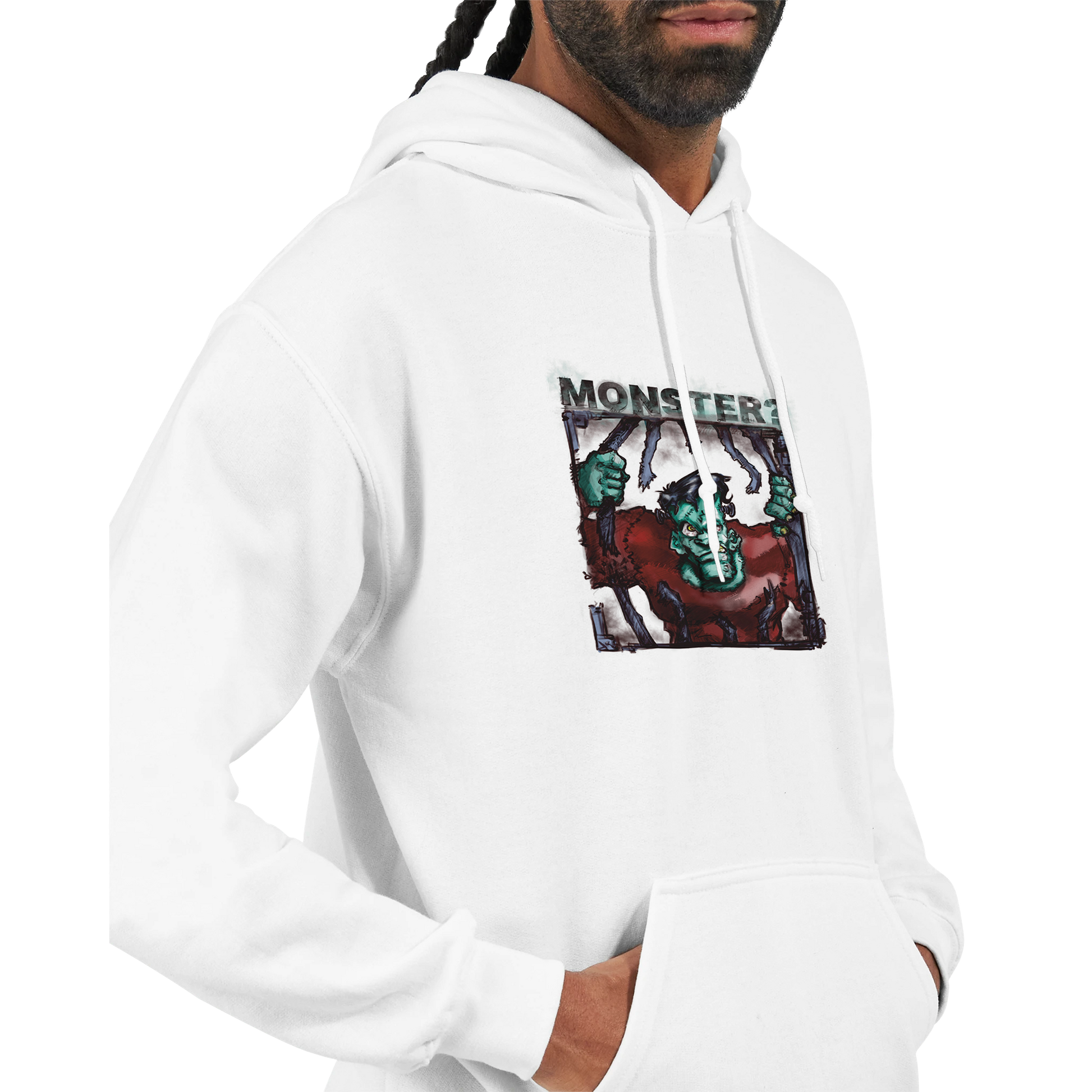 hoodie monsters Frankenstein! Super soft Hoodie – Matou Canaille