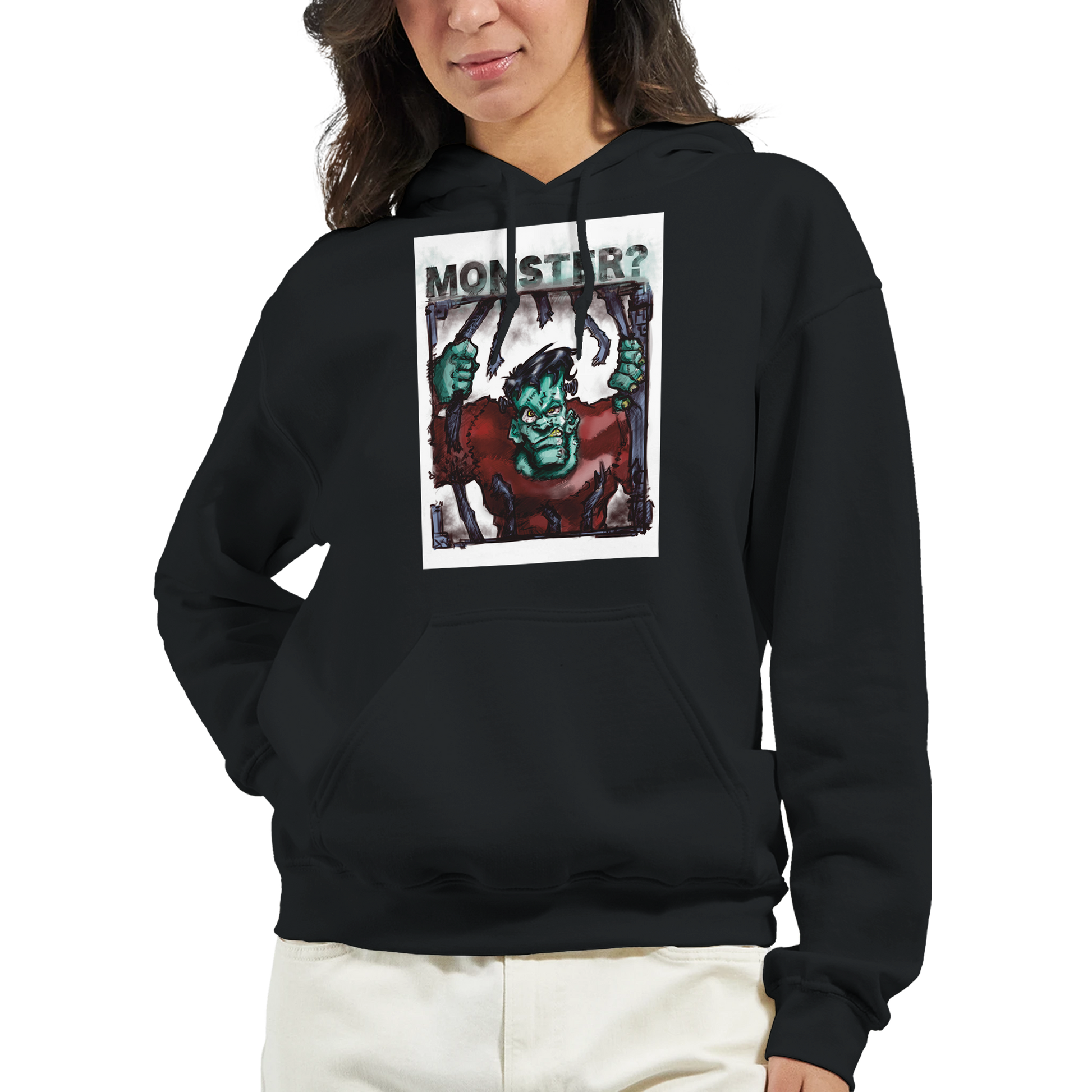 hoodie monsters Frankenstein! Super soft Hoodie – Matou Canaille